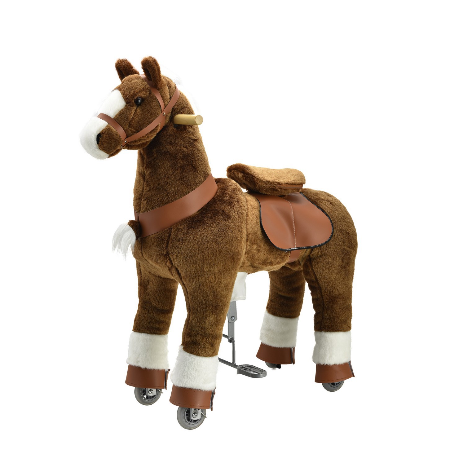 机械马玩具可以骑的玩具马真电动成人儿童诸葛马骑着走的跳跳马