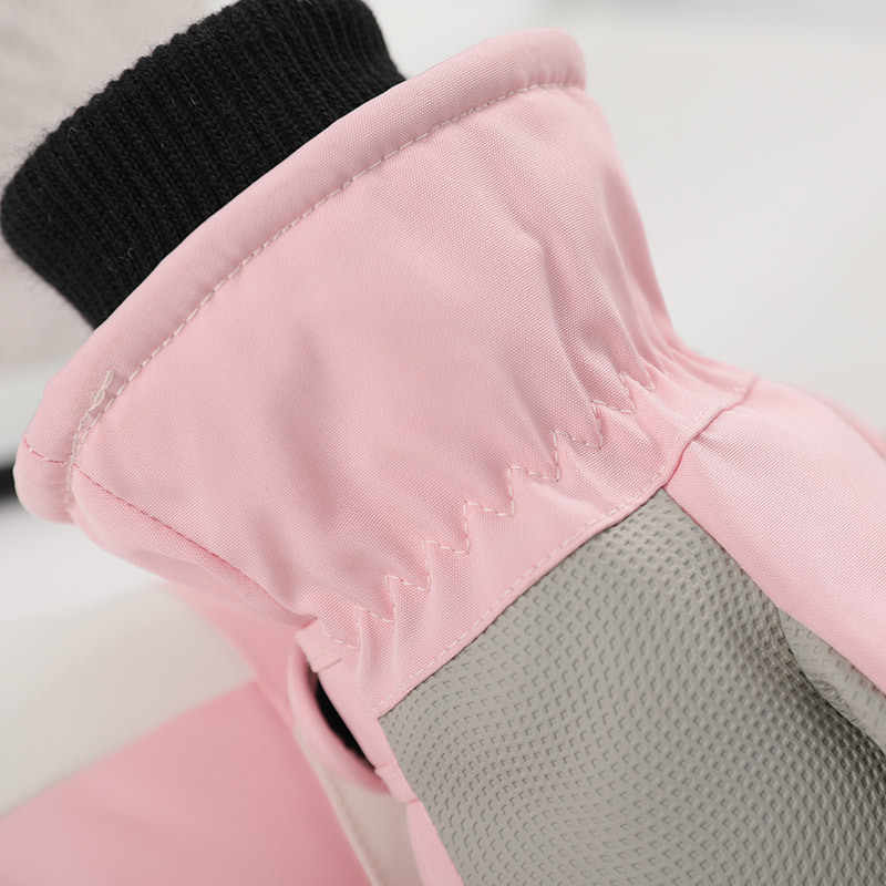 Guantes de esquí de invierno engrosados impermeables hombres y mujeres forrados de lana engrosada antideslizante a prueba de frío ciclismo pantalla táctil guantes calientes