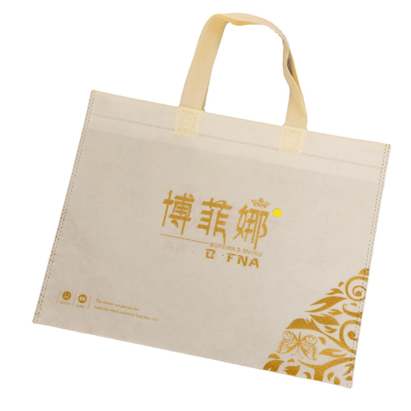 广州电压无纺布袋厂服饰热压超声波无纺布手提手挽袋腹膜服装袋