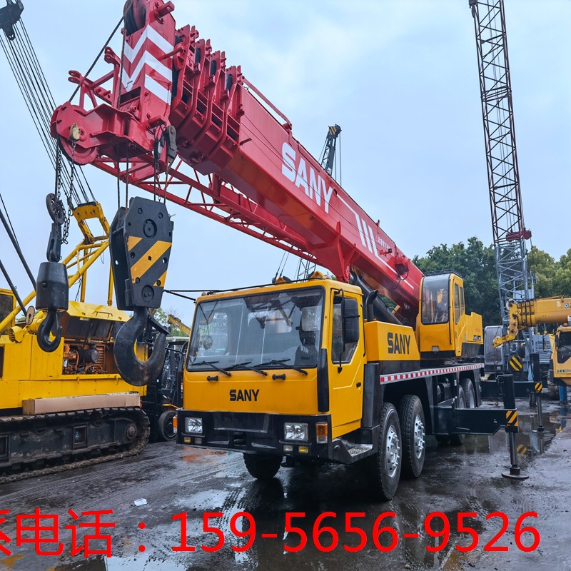 SANY三一50吨二手吊车出售 二手三一50吨汽车吊履带吊厂家直销