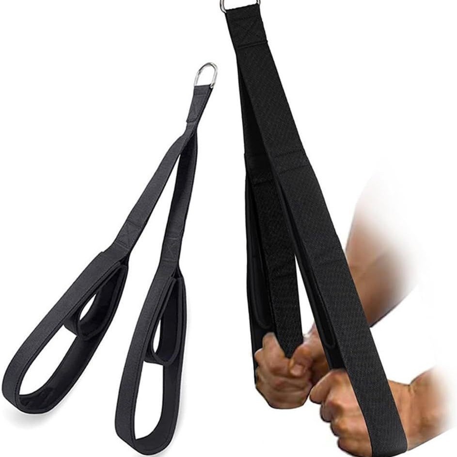 Biceps and Triceps Rope Training Double-Headed Tension Rope Big Bird Fitness Accessories Webbing Downward Pressure Rope Handle