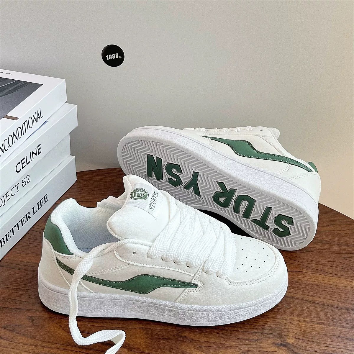2026 primavera y otoño nuevo estilo coreano simple zapatos blancos planos antideslizantes resistentes al desgaste estudiantes retro estilo callejero superficies casuales