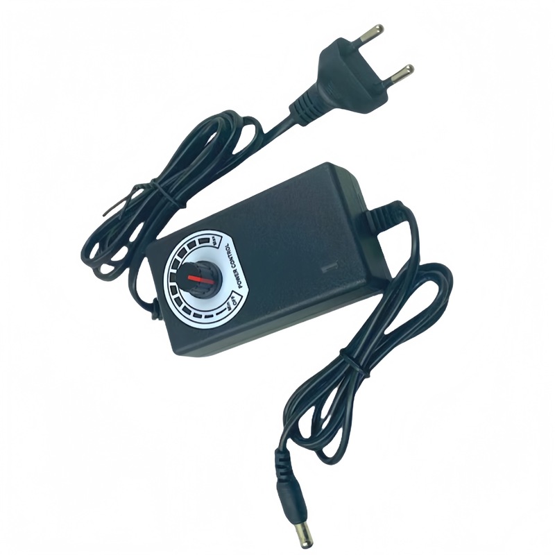 3-12V2A 調整可能な電源モーターモーターブロワー LED ライトストリップファン水槽ライト 24 ワットデスクトップアダプタ|undefined