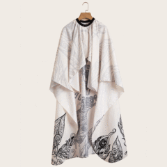 理髮圍布不粘發高檔髮廊家用剪髮印花圍裙兒童剃髮披布燙染髮披肩