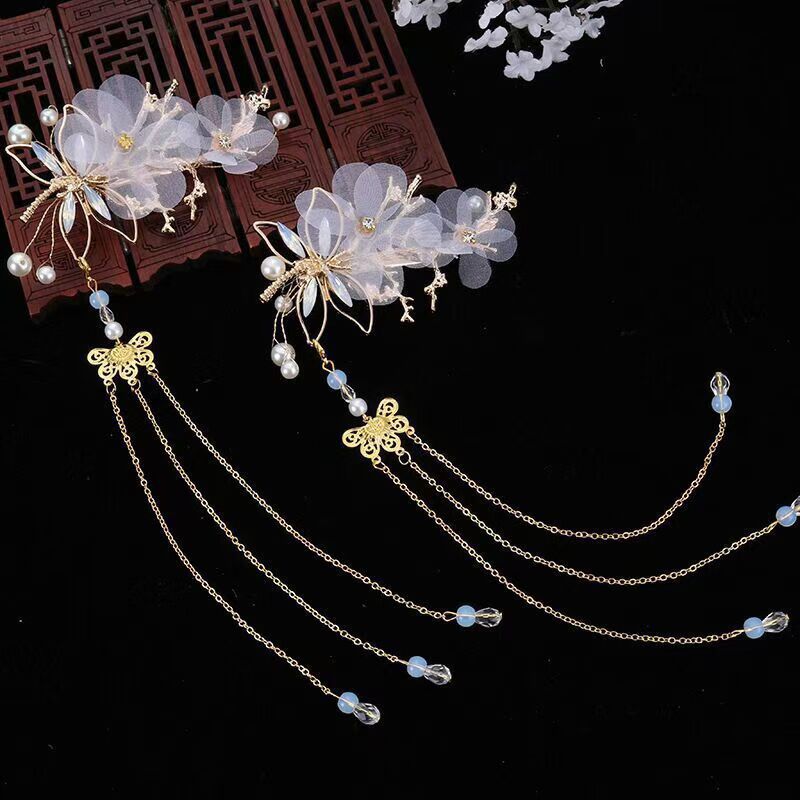 New Style Hairpin Vintage Tassel Pendant Ancient Costume Headwear Hairpin Mori Style Hanfu Super Fairy Children Adult Antique Hair Accessories