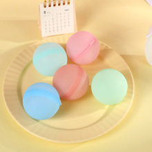 韩版马卡龙硅胶水球创意儿童益智亲子玩具捏捏乐发泄减压空心球