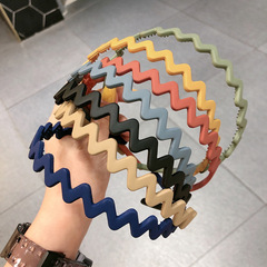 Korean Wave Candy Color Hair Band for Spring Women, Versatile for Outdoors, Compression Hair Tie, Face Washing Anti-Slip Hair Accessory, Wholesale