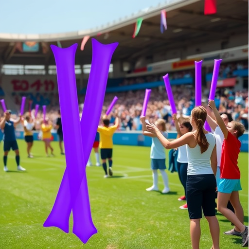 Fiesta de cumpleaños danza percusión palo inflable palo largo deportes porristas audiencia palo de refuerzo palo de combustible Accesorios