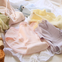 Baby Bubble Cotton, Skin-Friendly & Comfortable Pure Cotton Crotch in Candy-Colored Mid-Rise Women's Panties, Girls' Thong Style – Model 1201