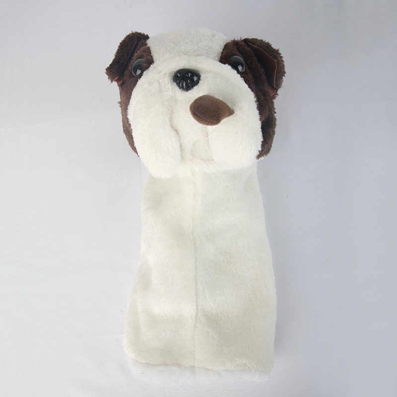 Cross-border caliente modelo N ° 1 Golf Club cubierta de dibujos animados cachorro sombrero cubierta animal cabeza cubierta protectora fábrica al por mayor