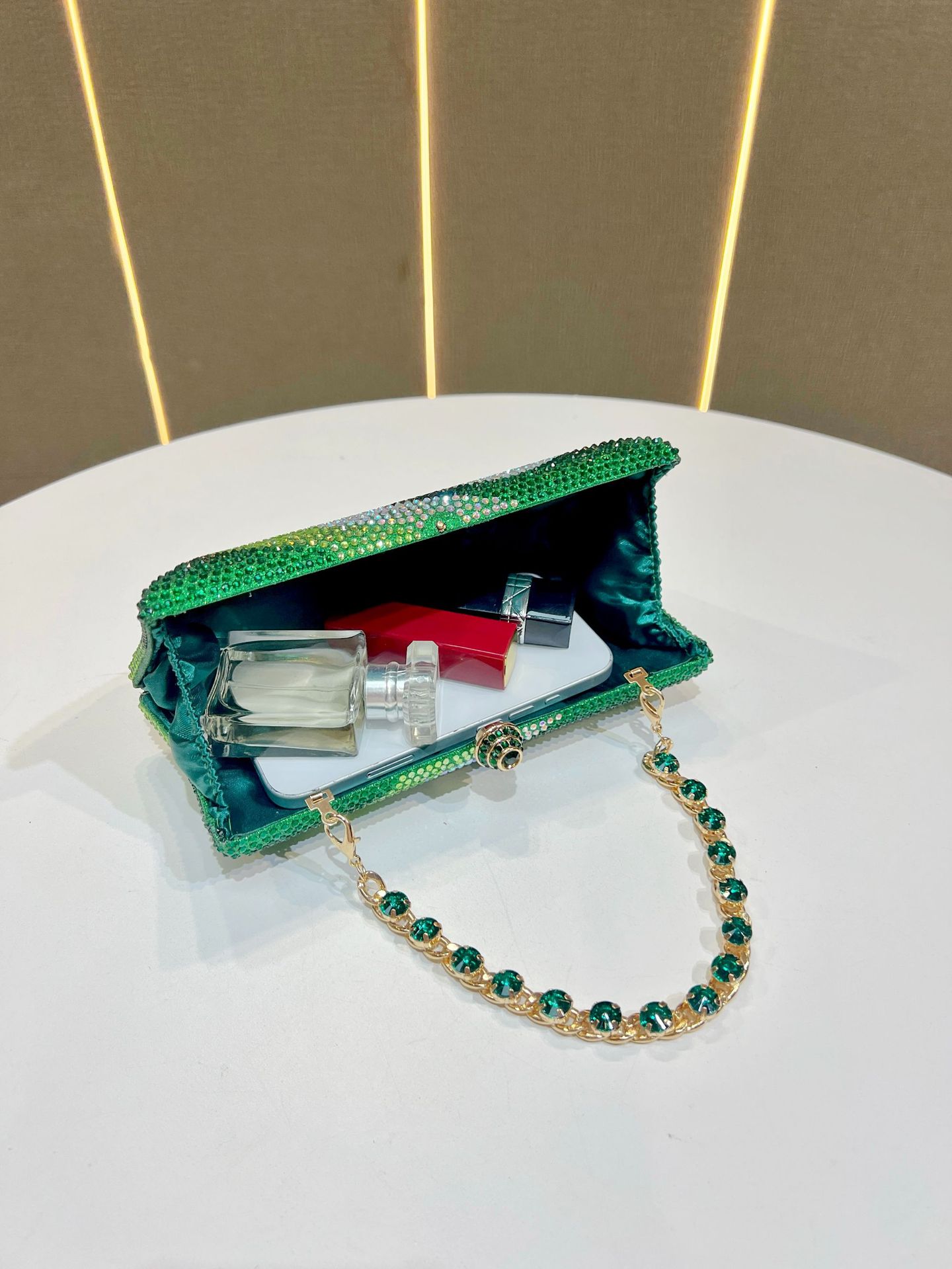 Luxurious Rhinestone Evening Bag For Wedding And Party_voghion.com