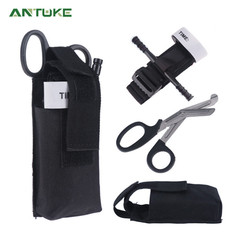 CAT tourniquet tactical combat + MOLLE system medical kit + small tactical EMT medical scissors set