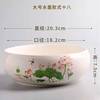 Ceramics, round big flowerpot, narcissus, wholesale