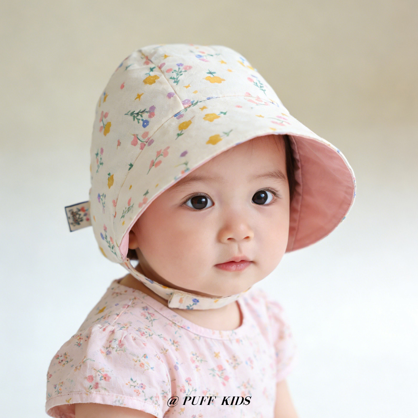 宝宝防晒帽春秋季双面可戴婴儿帽子女童宫廷帽小月龄男童防晒帽夏
