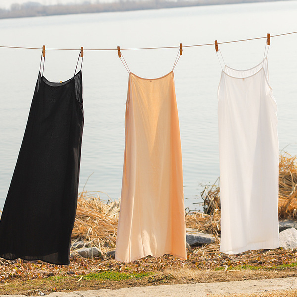 Summer base long slip dress