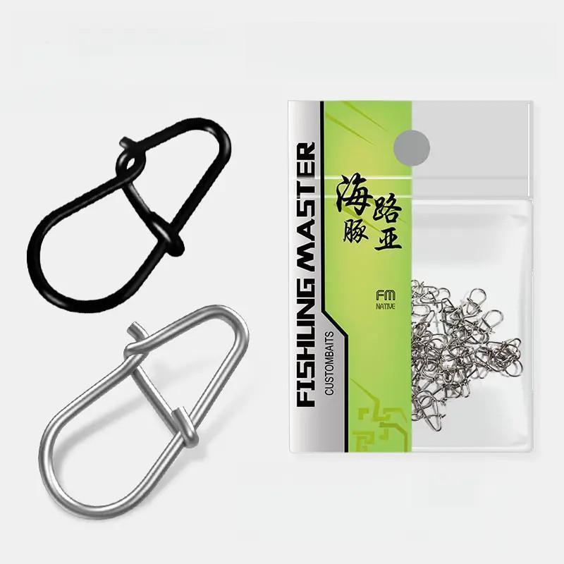 Lure gourd-shaped snap connector, micro lure ring accessory, quick-release gourd-shaped swivel for lures