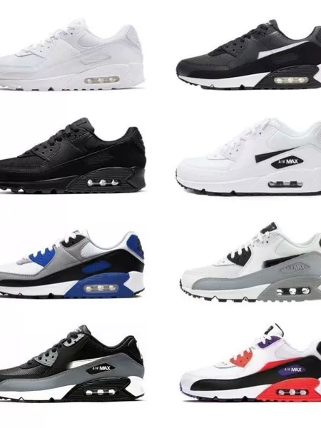 Cross-Border Air-Cushioned Sneakers, Retro Collaboration Running Shoes, Men's and Women's Casual Shoes, Foreign Trade Running Shoes