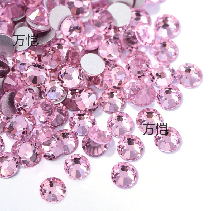 Розовый гальванизированный кристаллический стекло плоское дно бриллиант DIY rhinestone маникюр бриллиант чехол для телефона жесткий медведь rhinestone аксессуары ювелирные изделия