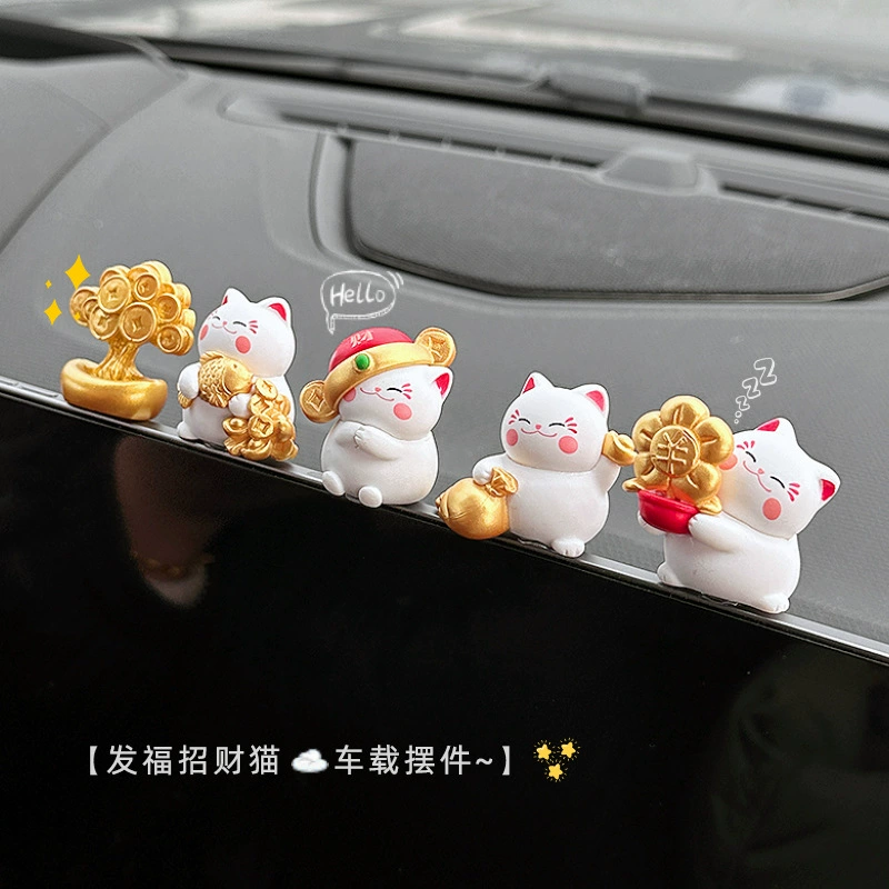 Симпатичная кошка автомобиль украшения внутри автомобиля ювелирные изделия внутри автомобиля