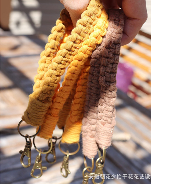 Llavero tejido a mano Nórdico tejido colgante bolsa colgante coche llavero lana llavero Navidad