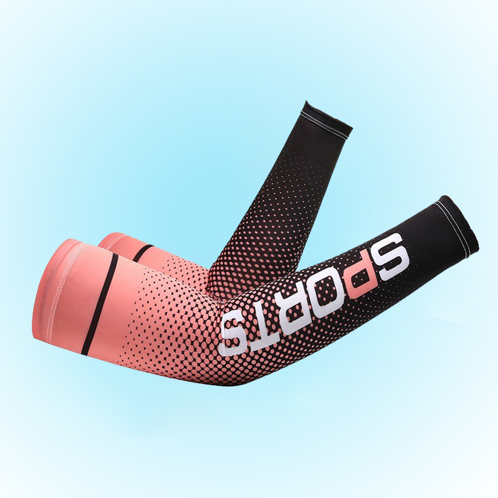 Protección solar oversleeve Ice Silk hombres y mujeres primavera y verano guantes UV brazo protección hielo manga conducción delgada fugas dos dedos opresleeve