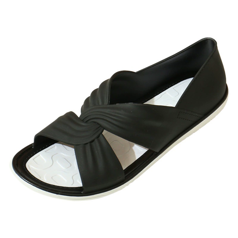 Новые летние сандалии на плоской подошве, тапочки для моря, пляжная обувь, повседневные женские тапочки на плоской подошве в Корейском стиле