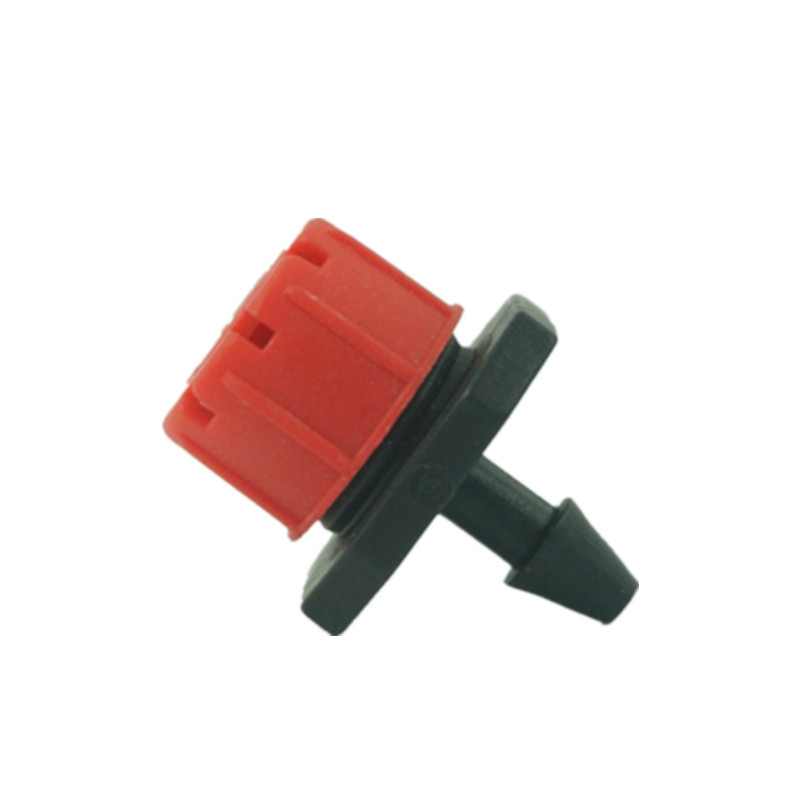 Mayorista pequeño sombrero rojo de ocho agujeros goteo de caudal ajustable rojo sombrero de goteo de riego de jardín remoción de polvo humidificación goteo micro pulverización