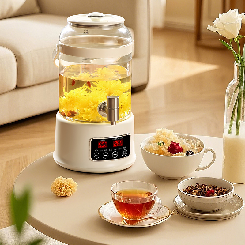 荣事达新款水龙头式养生壶3升花茶壶煮茶器出水大容量源头工厂