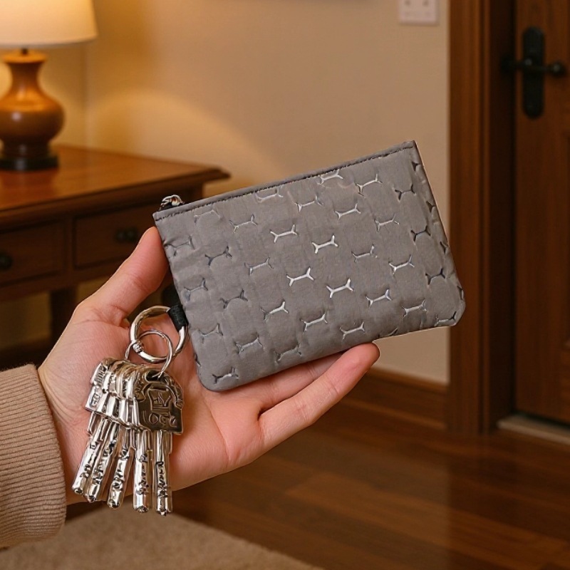 2026년 신형 방수 및 내마모성 윈드브레이커 동전 지갑, 작은 지갑, 키 카드 가방, 동전 휴대용 가방, 키체인 가방