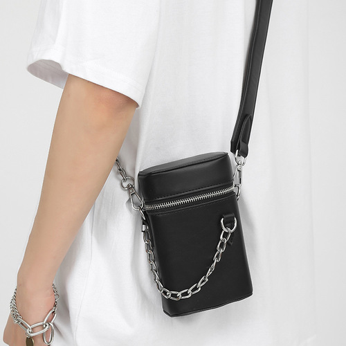 Cigarette case bag for men  new fashion small square bag chain bag trendy brand mobile phone bag mini crossbody bag for women ins