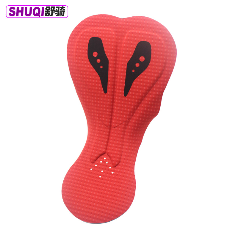 2025 Shuqi Double Arrow Red Cushion Cycling Pants Butt Pad Breathable Pants Pad Sponge Punching Bicycle Cycling