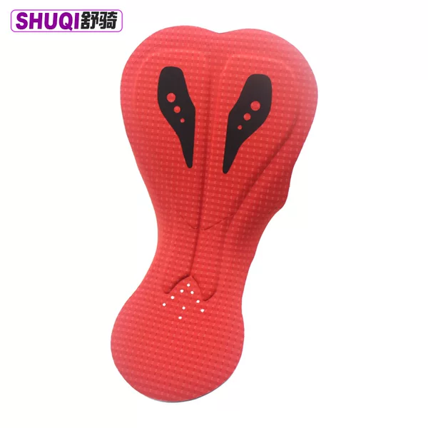 2025 Shuqi Double Arrow Red Cushion Cycling Pants Butt Pad Breathable Pants Pad Sponge Punching Bicycle Cycling