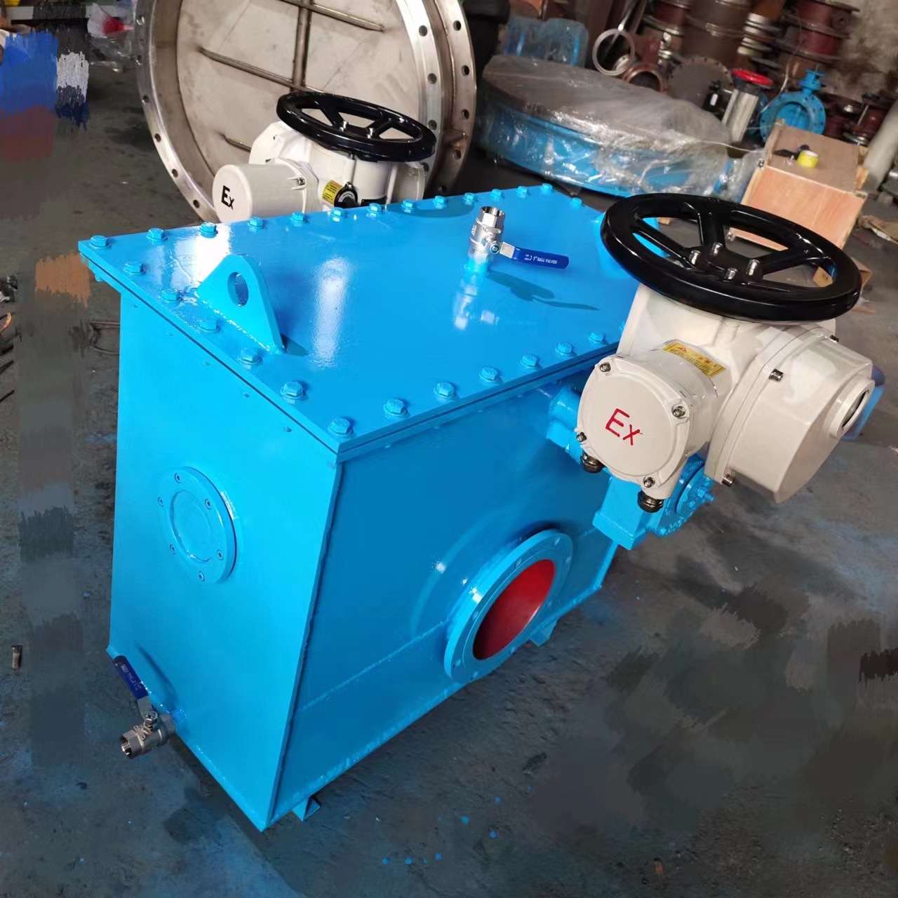 封闭式盲板阀 F943X-2.5C 过煤气 电装型 封闭式盲板阀 盲板阀