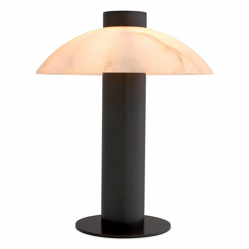 American-Style Light Luxury Bronze Table Lamp, Nordic Bedroom Bedside Lamp, Living Room Decoration, European-Style Hotel Simple Modern Creative Lamp