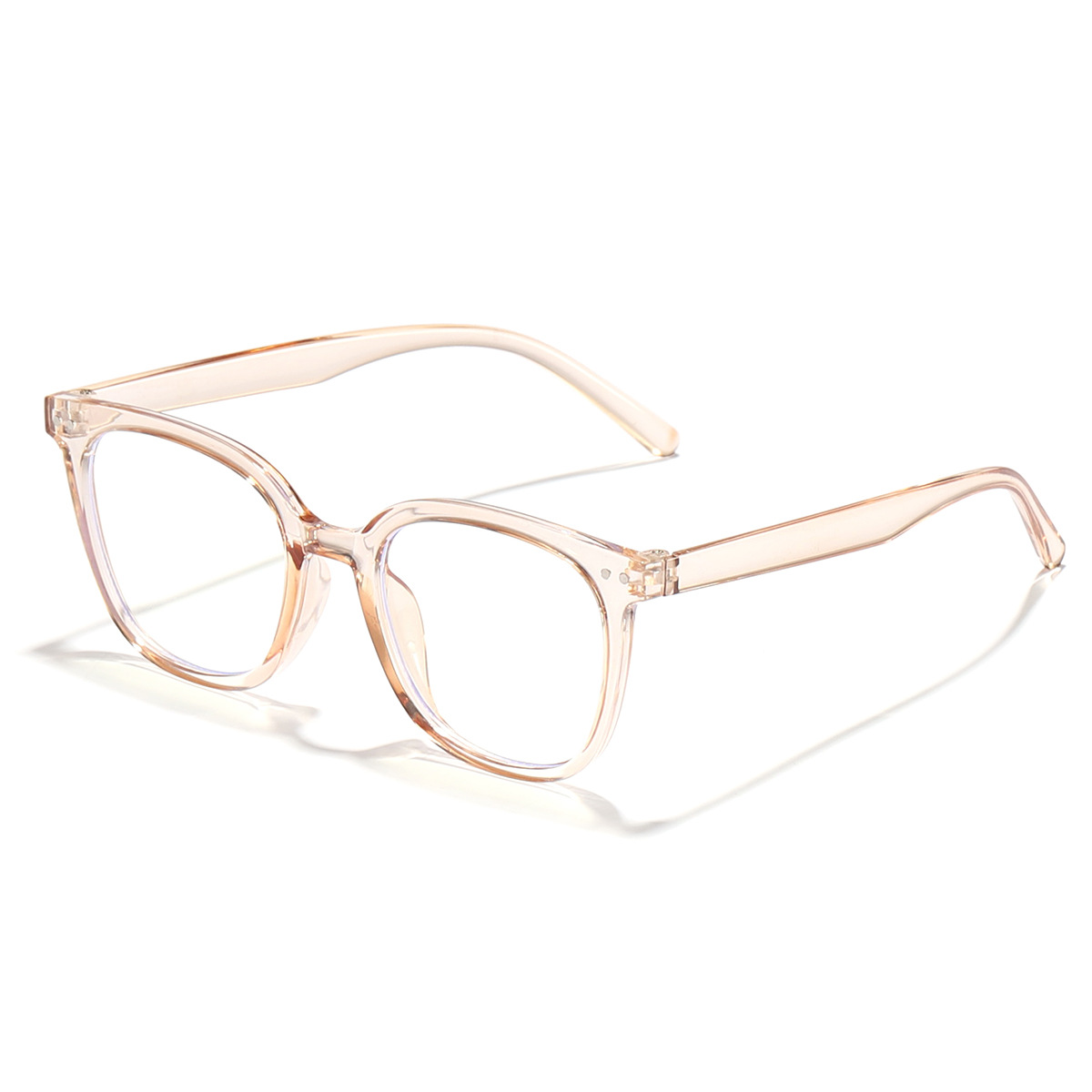 Nuevo estilo transfronterizo, marco de uñas de arroz, hombres y mujeres, el mismo estilo, cara pequeña, gafas anti-luz azul, gafas de sol para exteriores