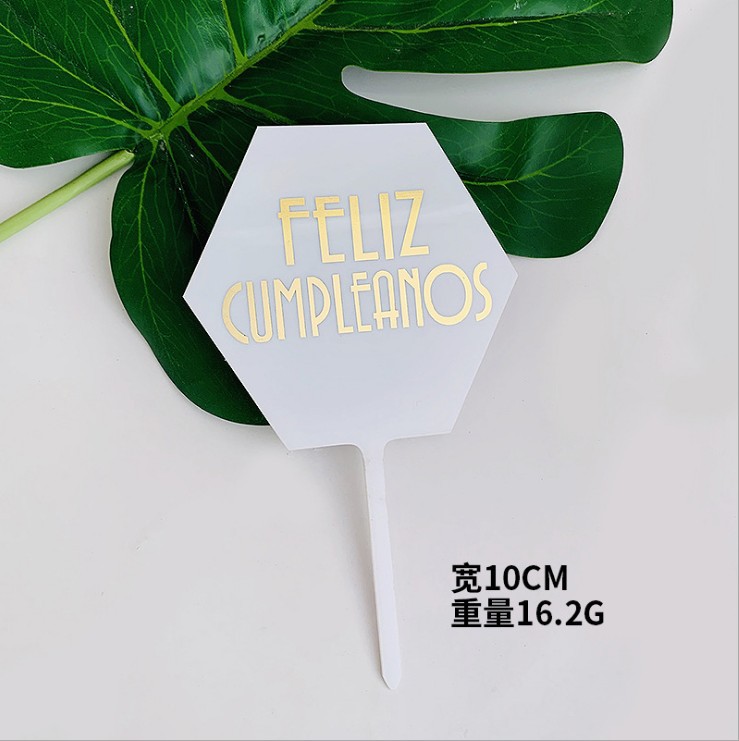 Dorado Western hexagonal Blanco