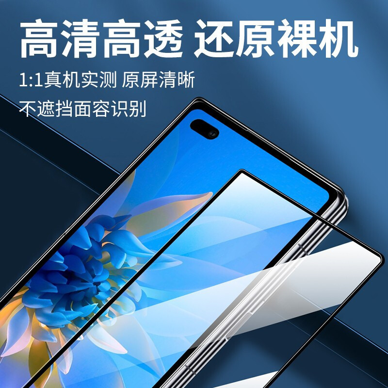 Huawei MateX2 のぞき見防止強化フィルム X3 フルスクリーンつや消し折りたたみ外部スクリーンブルーライト MATEX5 携帯電話フィルムに適しています。|undefined