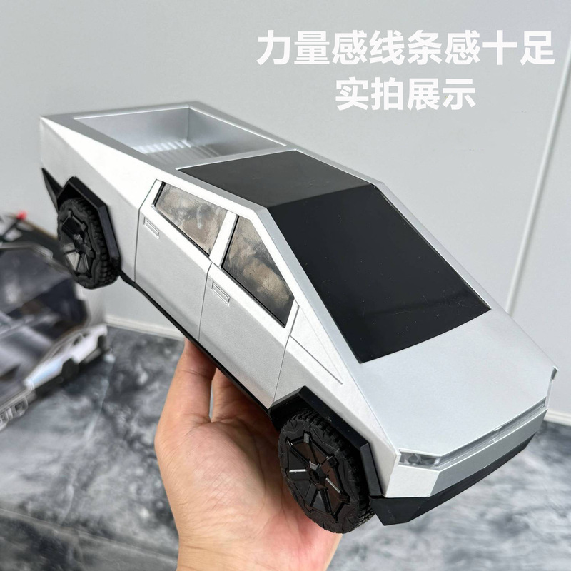 Cross-border Tesla remote control car simulation cyberpickup toy car boy off-road vehicle model children's ornaments gift Cross-border Tesla remote control car simulation cyberpickup toy car boy off-road vehicle model children's ornaments gift