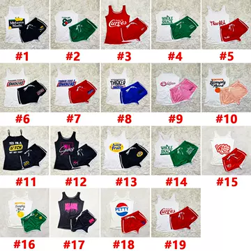 Women's Sexy Pattern Printed Suspender Shorts Set Yoga Pants Set - ShopShipShake