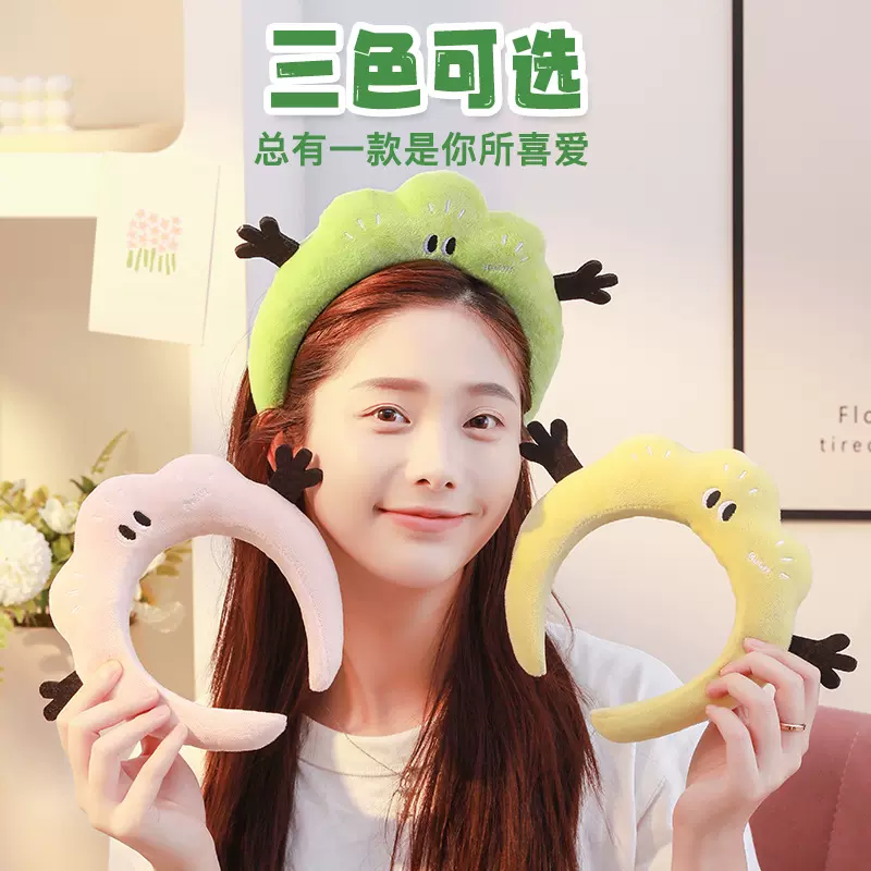放轻松卡通搞怪可爱发箍少女创意扭扭头饰箍立体发箍丑萌发饰跨境