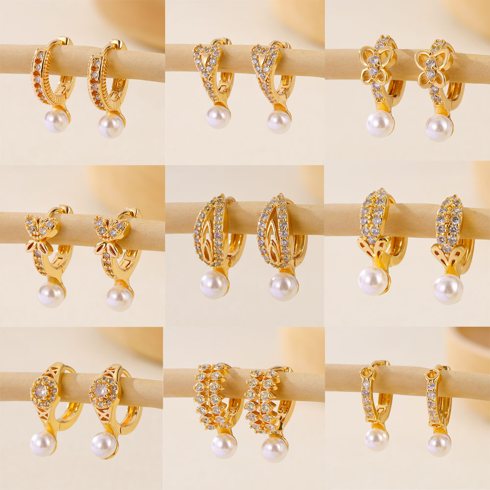 5g Weight Brass Ear Needle Material Zircon Inlay Material Drop Earrings Classification 1 Pair Quantity Daily Occasion Brass Material Heart Shape, Bow Knot Pattern Women's Gender Inlay Design Elegant Style 1 Pair Elegant Heart Shape Bow Knot Inlay Brass Zircon Drop Earrings 无