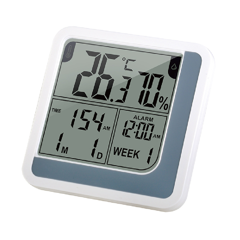 Termohigrómetro Digital de Escritorio KT, con Reloj Despertador y Calendario, para Oficina image 14