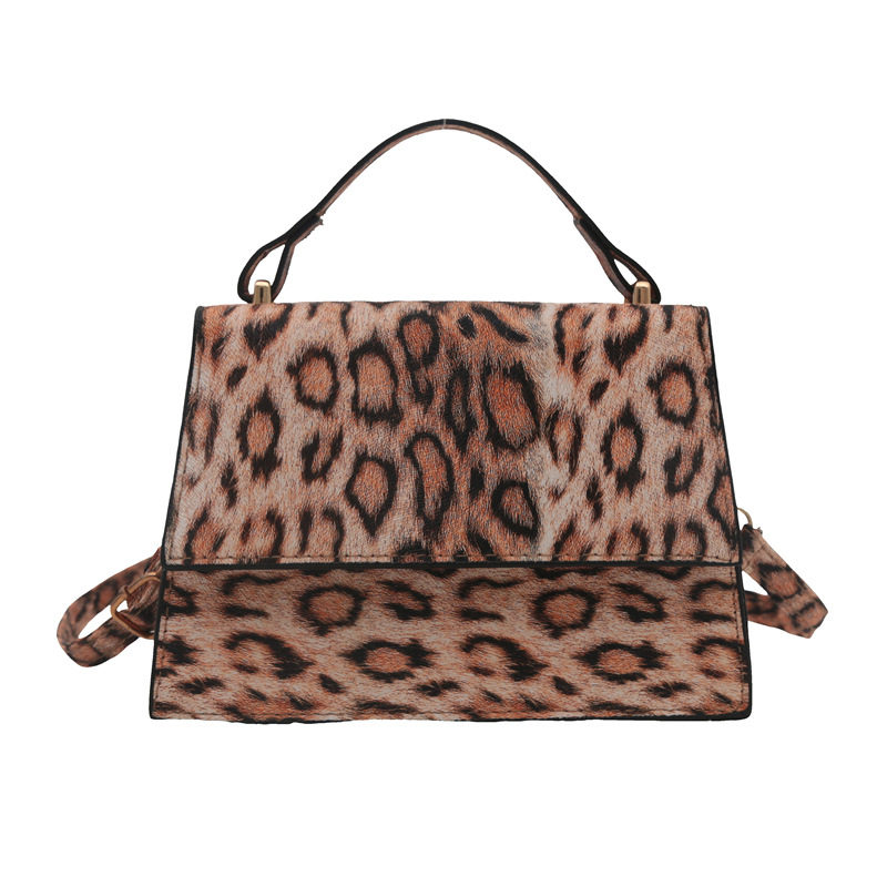 Leopardo europeo y americano retro moda elegante bolso 2024 este año bolso pequeño nuevo estilo de estilo extranjero bolso de hombro elegante