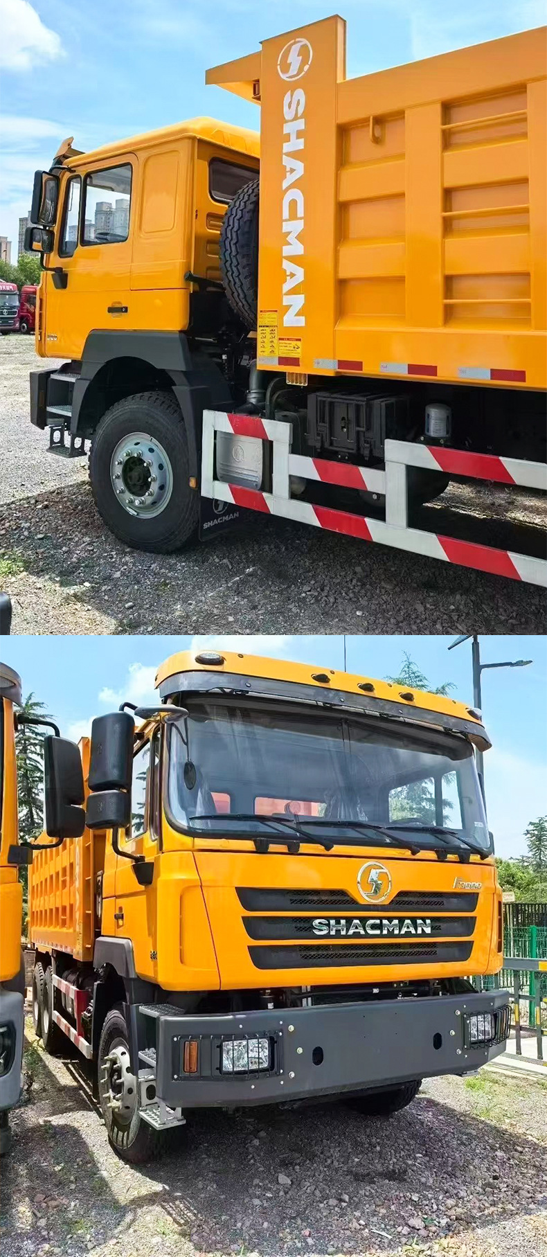 Shaanqi Delong F3000 dump truck for engineering transportation is available for immediate delivery. The dump truck supports on-site inspection and test drive
