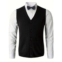 L 63532 Men Winter Knit Vest ��ʿᘿ����� �W���羳���R�d