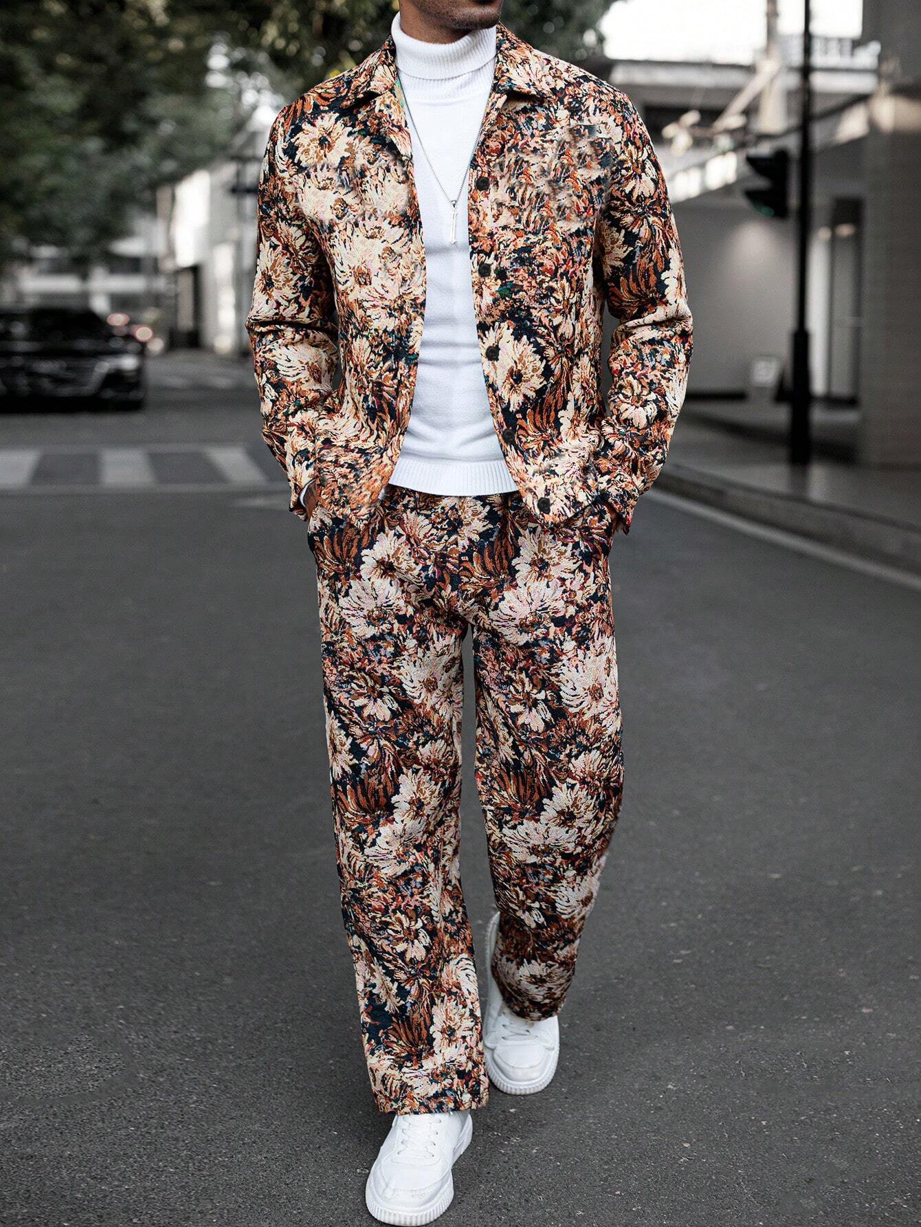 2024 nuevo estilo Amazon productos europeos transfronterizos moda casual estadounidense camisa de manga larga pantalones traje MB12 ML4