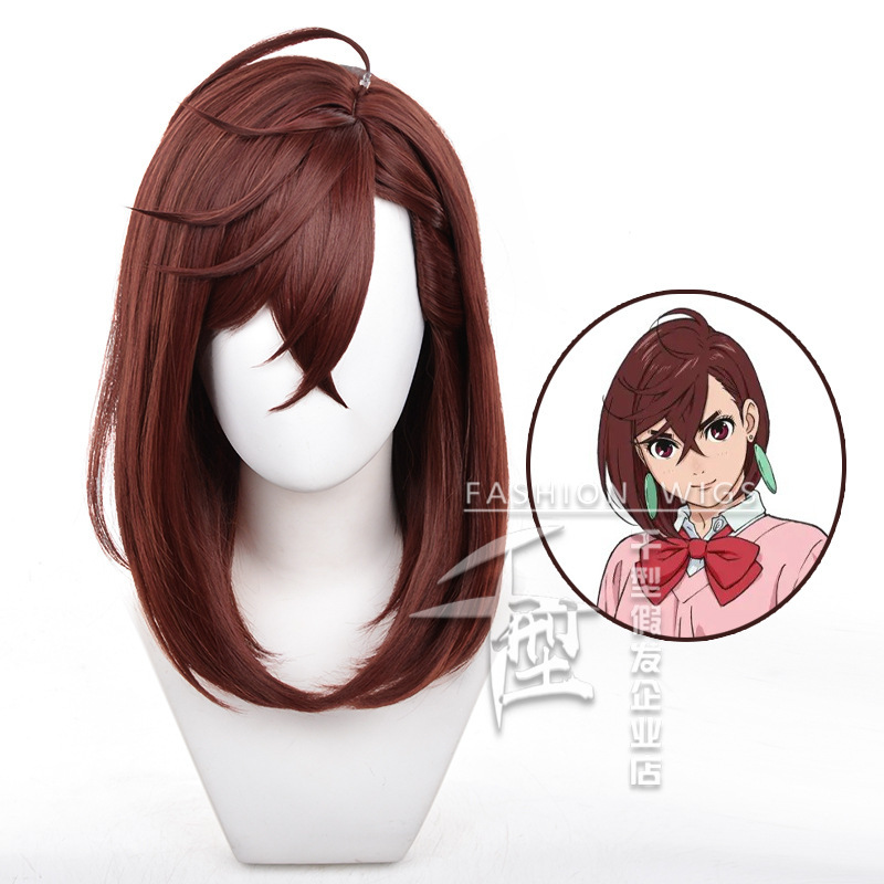 [Green Basket] Supernatural Armed Dada Dang Ayase Peach cos Wig