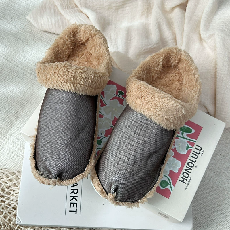Вельветовые туфли, утепленная съемная подкладка, гетры для любимых, увеличенная толщина