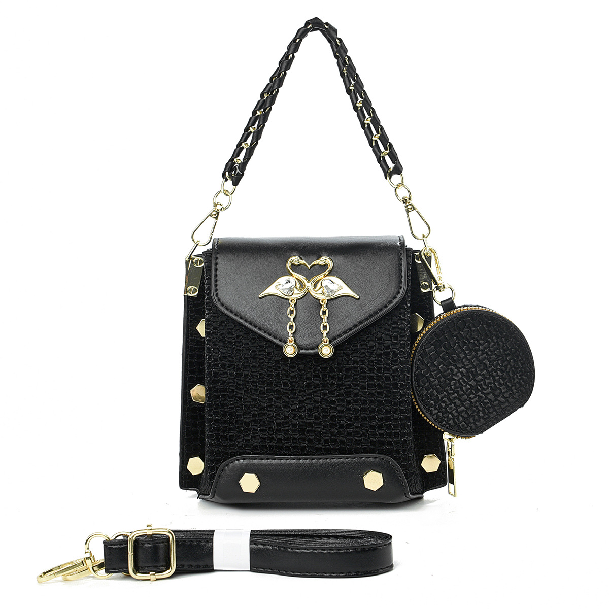 Bolso cuadrado universal, bolso de moda exquisito 2025, nuevo temperamento de atmósfera, bolsos de hombro, bolsos transfronterizos