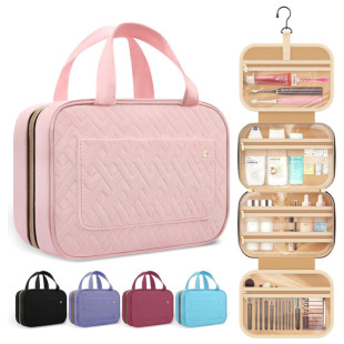 Spot Cross-Border Special Travel Toiletry Bag with Hook Satchel Cosmetic Bag Ladies Handbag